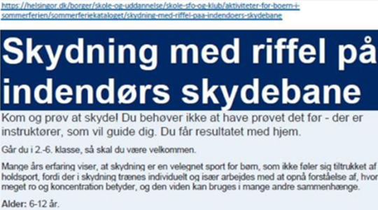 Sommerferie aktivitet